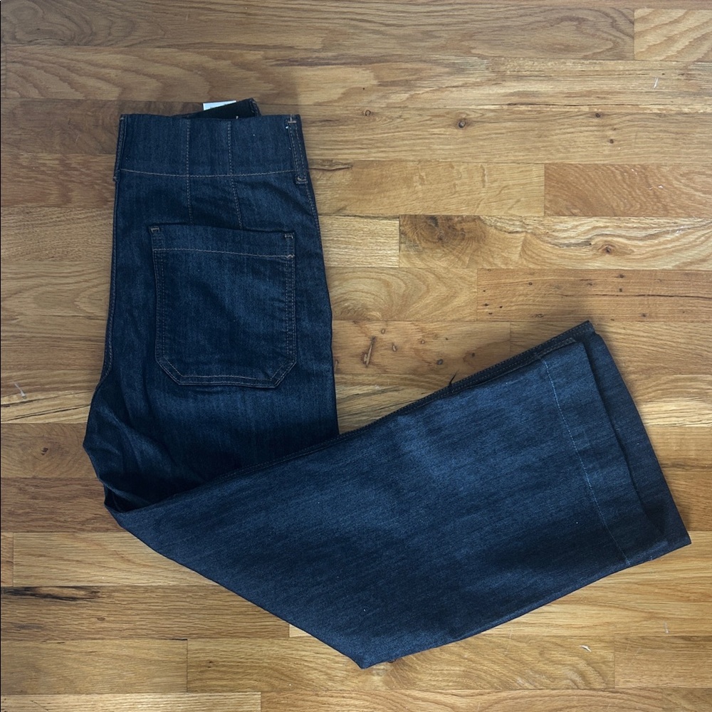 Maeve Dark Wash Flare Jeans / Anthropologie - Picture 7 of 7